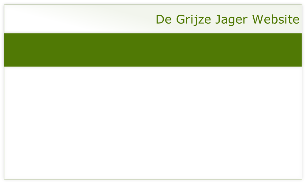 De Grijze Jager Website